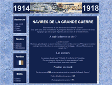 Tablet Screenshot of navires-14-18.com